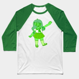 Gore Girl (Green) Baseball T-Shirt